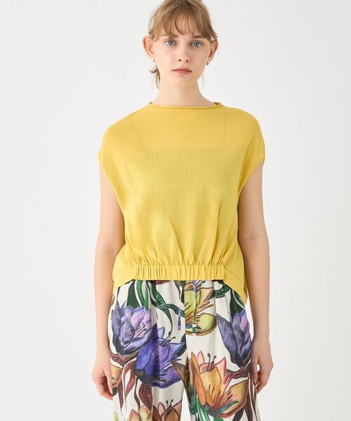 「BALLSEY」 ノースリーブニット S ブラック レディース_画像3