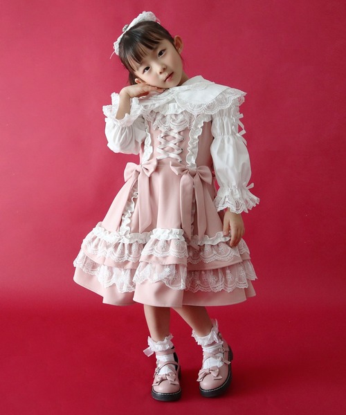 DearMyLove ワンピース 卒業式 少女の夢いっぱい甘ロリータプリンセス