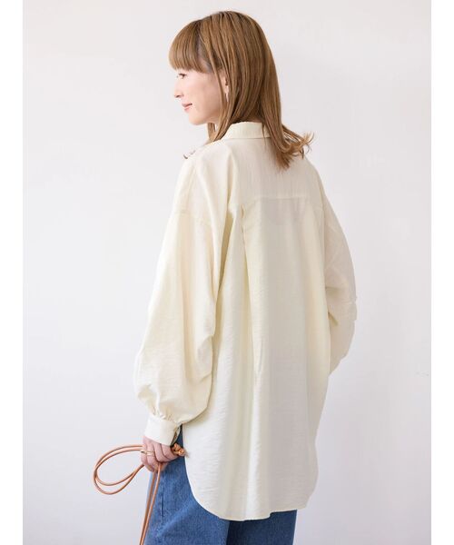 「AMERICAN HOLIC」 長袖シャツ L ホワイト レディース_画像5