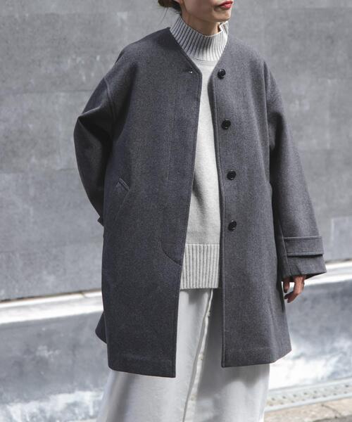 FORK&SPOON（フォークアンドスプーン） コート アウター ウールノー