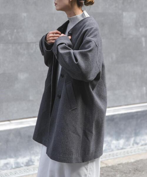 FORK&SPOON（フォークアンドスプーン） コート アウター ウールノー