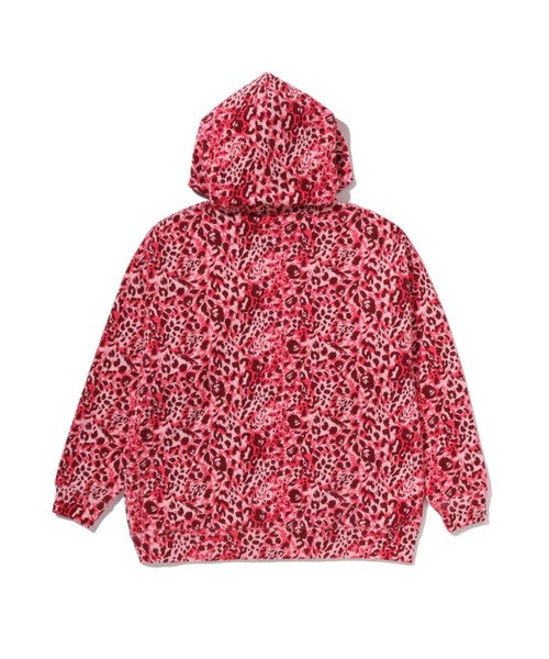 A BATHING APE（アベイシングエイプ） パーカー WILD LEOPARD PATTERN
