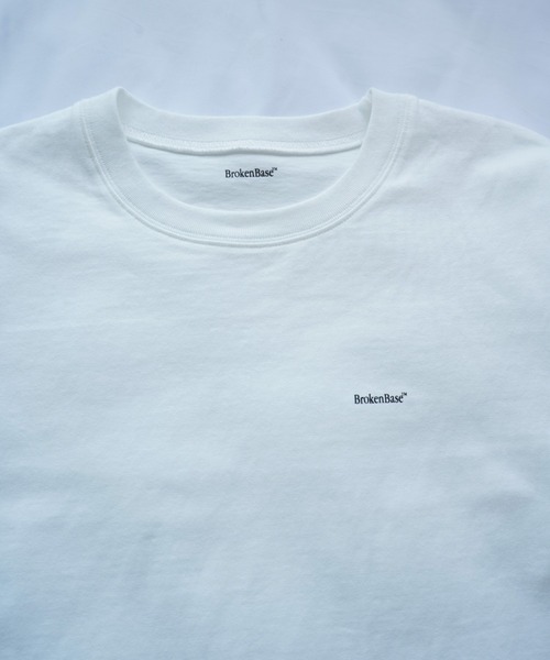「BROKEN BASE」 半袖Tシャツ MEDIUM オフホワイト メンズ_画像4