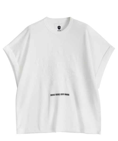 「SHAREEF」 半袖Tシャツ 1 ホワイト メンズ_画像6