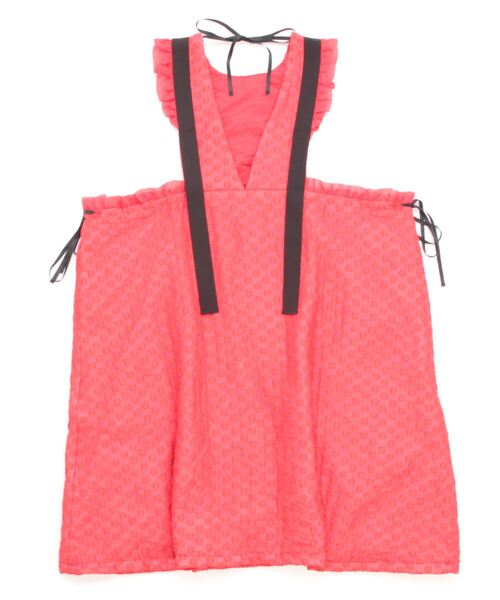 「CAROLINA GLASER」 キャミソールワンピース ONE SIZE ブラック レディース_画像2