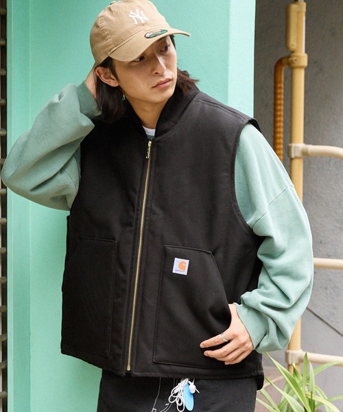 Carhartt（カーハート） ベスト M ブラウン メンズ : ZOZOTOWN Yahoo