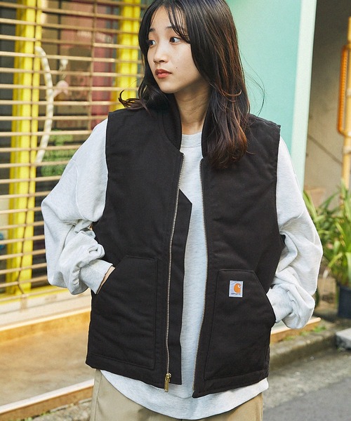 Carhartt（カーハート） ベスト M ブラウン メンズ : ZOZOTOWN Yahoo