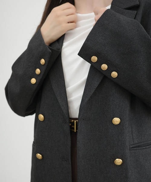 「CENEA」 ジャケット SMALL グレイッシュベージュ レディース_画像7