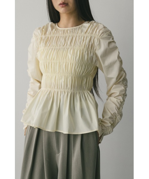 STYLEMIXER（スタイルミキサー） ブラウス シャツ シャーリング