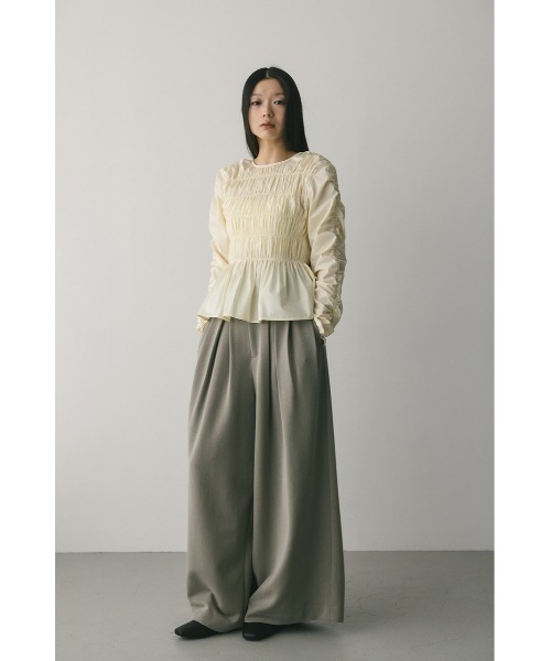 STYLEMIXER（スタイルミキサー） ブラウス シャツ シャーリング