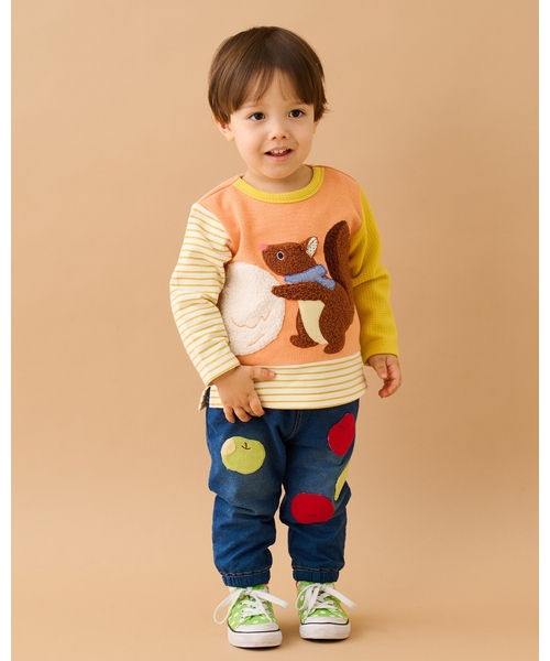 babycheer（ベイビーチアー） パンツ りんごパンツ キッズ 子供服