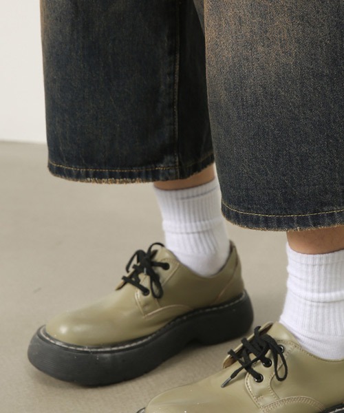 「Ressaca」 デニムハーフパンツ X-LARGE インディゴブルー メンズ_画像2