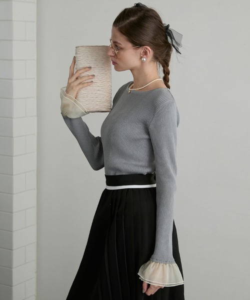 「BONLECILL noir」 長袖ニット FREE ブラック レディース_画像5