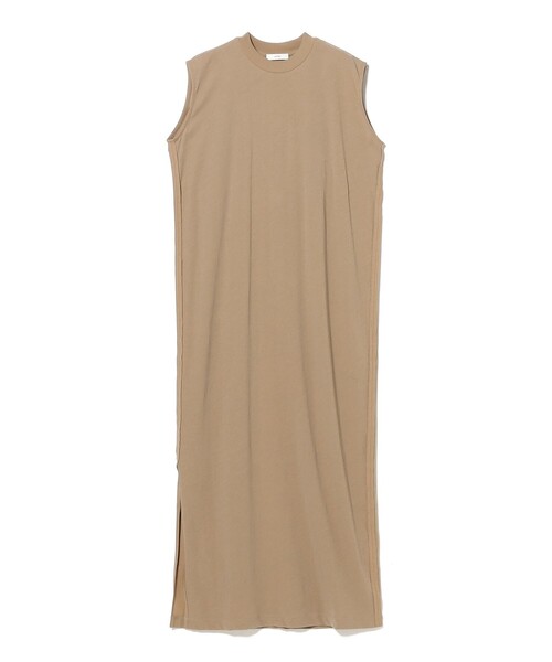 ATON エイトン　ピュアキャメル　ハイネックドレス　ワンピース ATON（エイトン） ワンピース ATON / フレスカヌバック コットン