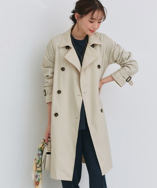Me/【新品】【逸品】ベーシックトレンチコート【雑誌掲載】 ROPE'（ロペ）の「【逸品】ベーシックトレンチコート【雑誌掲載