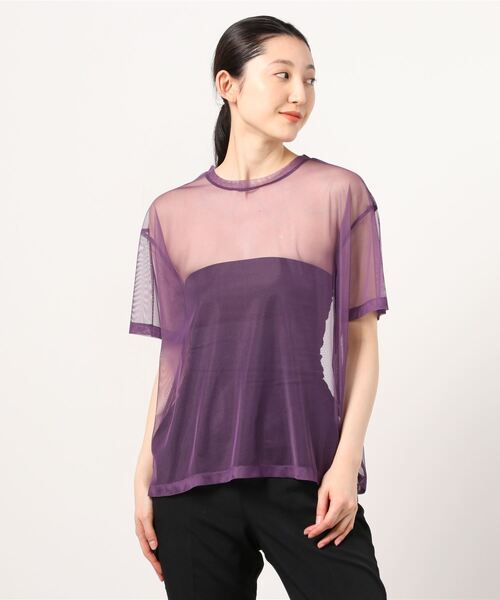 「Ray BEAMS」 半袖ブラウス ONE SIZE ブラック レディース_画像4