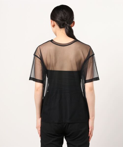 「Ray BEAMS」 半袖ブラウス ONE SIZE ブラック レディース_画像5