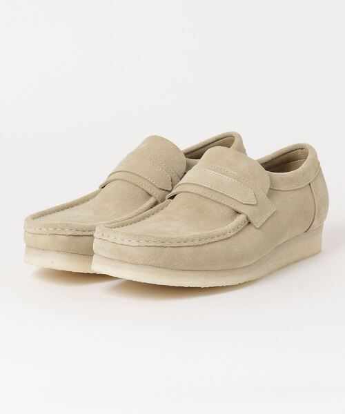 「Clarks」 ローファー UK6 イエロー メンズ_画像4