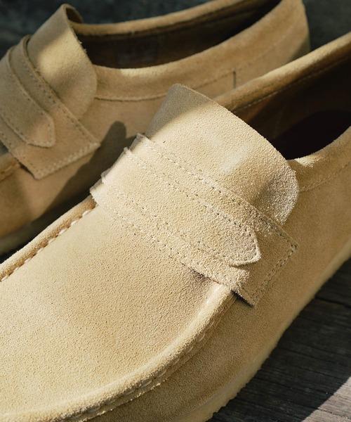 「Clarks」 ローファー UK6 イエロー メンズ_画像7