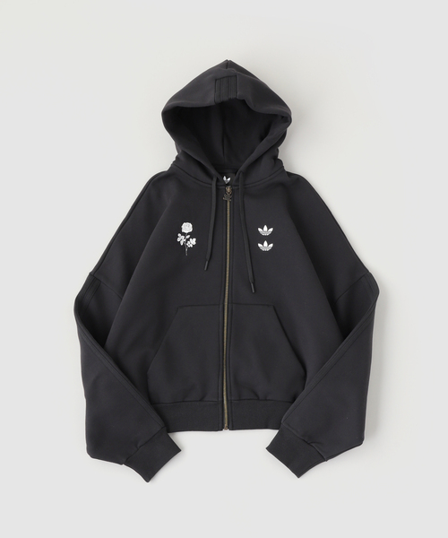 最終価格！adidas正規店購入　黒パーカー adidas（アディダス） M ASZN SOFTLUX フルジップスウェットフーディー