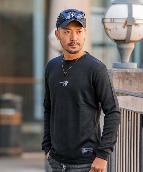 adamsJUGGLER（アダムスジャグラー） 長袖Tシャツ M ブラック メンズ