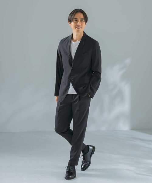 「URBAN RESEARCH ROSSO MEN」 スーツ MEDIUM ブラック メンズの画像