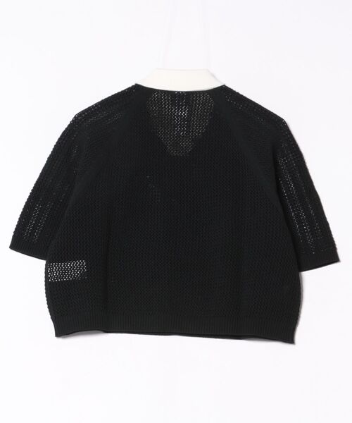 adidas（アディダス） tシャツ W KNIT CROCHET SS POLO ショート