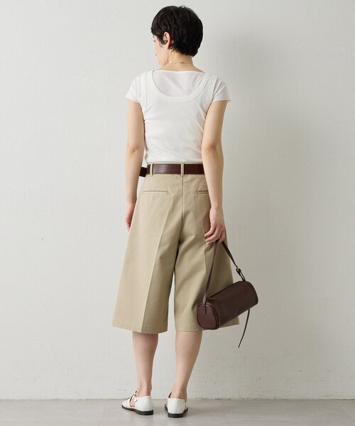 THE PAUSE ハーフパンツ ワイドパンツ パンツ 「THE PAUSE」タック