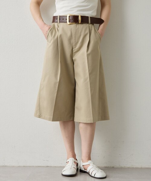 THE PAUSE ハーフパンツ ワイドパンツ パンツ 「THE PAUSE」タック