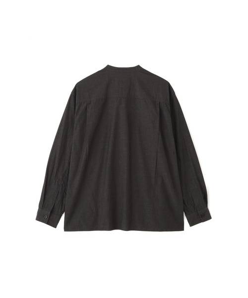 MHL. DRY COTTON LINEN 日本製 シャツ ジャケット M MHL. DRY COTTON LINEN TWILL BLOUSON 121NAVY 〔メンズ〕 MHL.通販