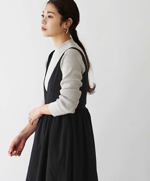 「e-zakkamania stores」 サロペットスカート M ブラック レディース_画像7