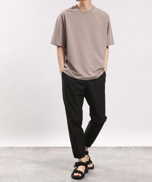 「GLOBAL WORK Smile Seed Store」 イージーパンツ LARGE 杢グレー メンズ_画像7