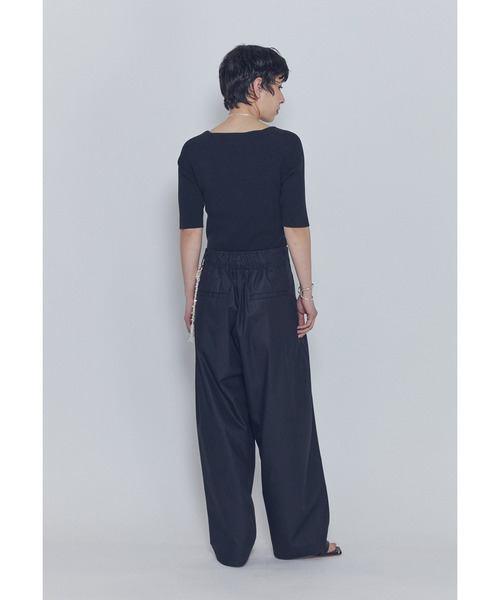 ワイドパンツ パンツ チンツシェルチェーンパンツ レディースの画像