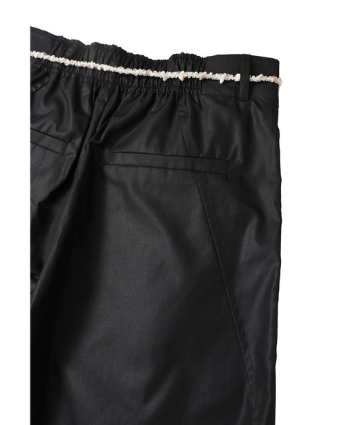 ワイドパンツ パンツ チンツシェルチェーンパンツ レディースの画像