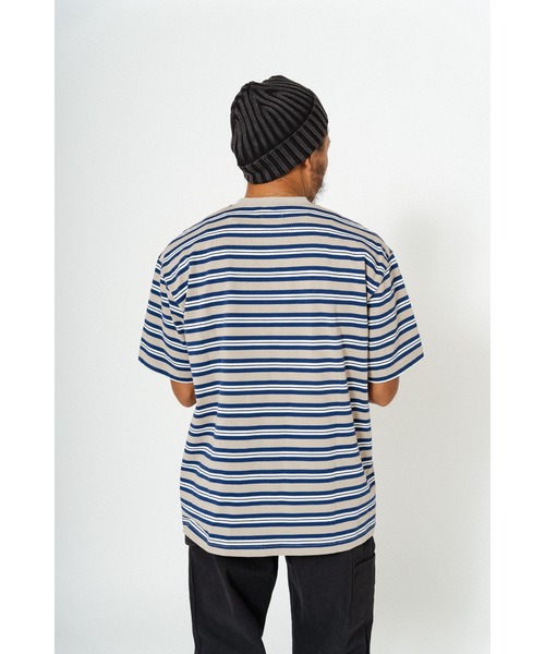 「BIG MIKE」 半袖Tシャツ LARGE グリーン×オレンジ メンズ_画像6