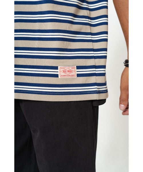 「BIG MIKE」 半袖Tシャツ LARGE グリーン×オレンジ メンズ_画像8