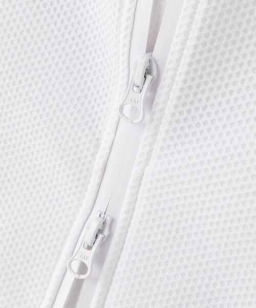 ベスト ジレ 「PEARLY GATES」ファン＆ペルチェ付きディンプルメッシュストレッチラミネート レディースの画像