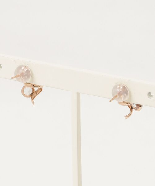 「ESTELLE」 ピアス（両耳用） - ピンクゴールド レディース_画像2
