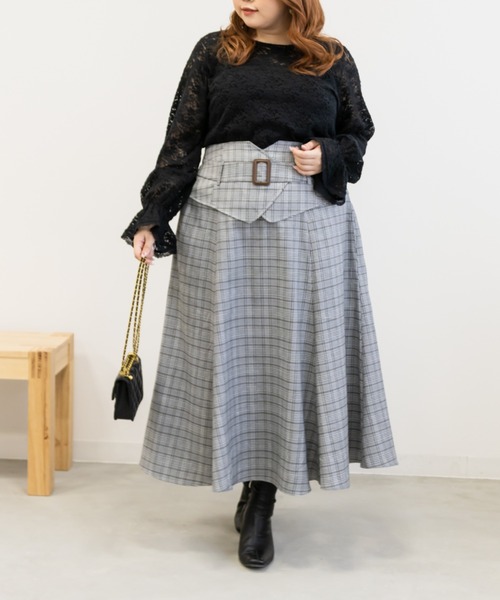 「CLETTE」 長袖カットソー 4L ブラック レディース_画像2
