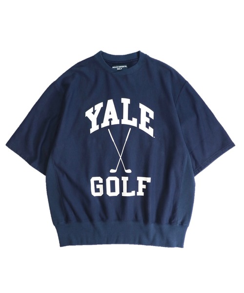 「SUNNY SPORTS」 スウェットカットソー「YALEコラボ」 MEDIUM ライトグレー メンズ_画像2