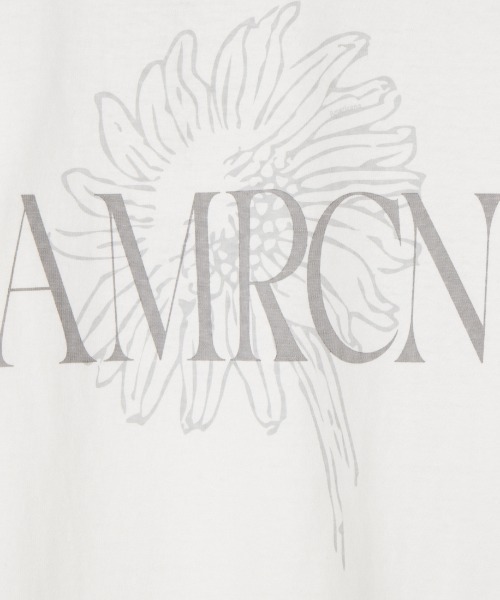 「AMERICANA」 半袖Tシャツ ONE SIZE ホワイト レディース_画像6