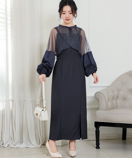 「Lace Ladies」 キャミソールワンピース S ブラック レディース_画像7