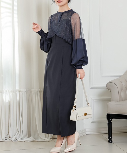 「Lace Ladies」 キャミソールワンピース S ブラック レディース_画像8