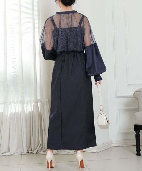 「Lace Ladies」 キャミソールワンピース S ブラック レディース_画像9