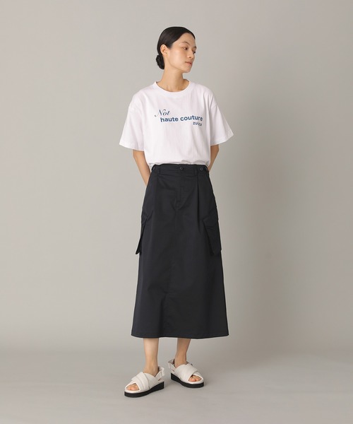 「ZUCCa」 スカート M size ホワイト レディース_画像9