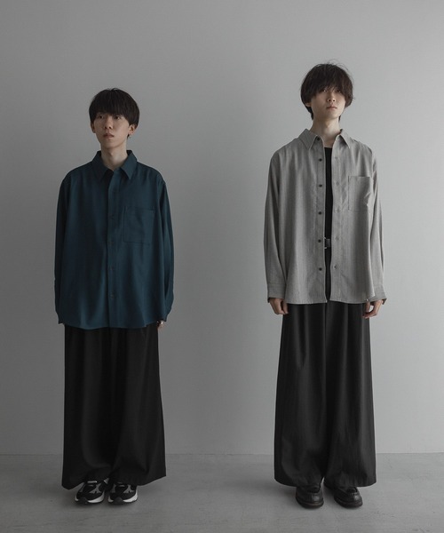 「remer」 長袖シャツ MEDIUM モカ メンズ_画像5