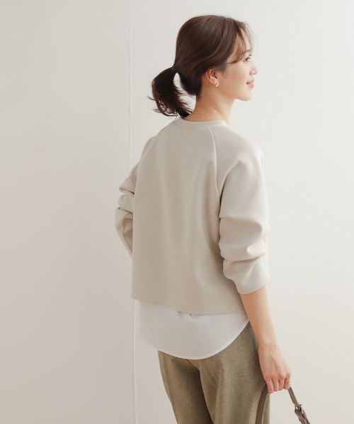 「URBAN RESEARCH DOORS」 長袖カットソー MEDIUM ベージュ レディース_画像7