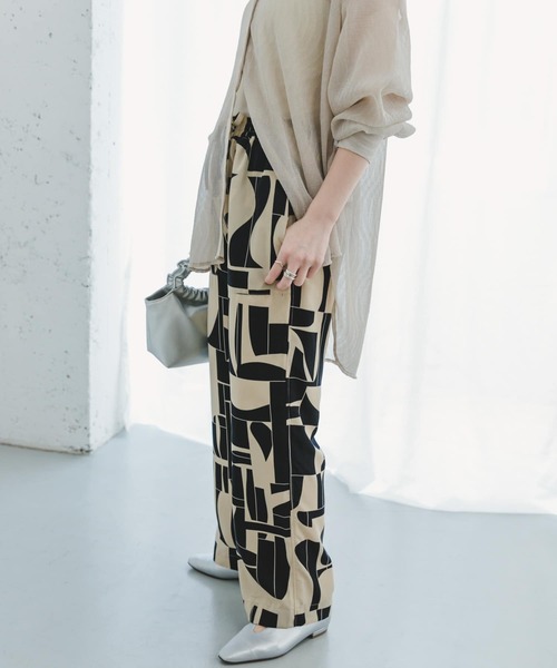 「ITEMS URBANRESEARCH」 イージーパンツ FREE ベージュ レディース_画像7