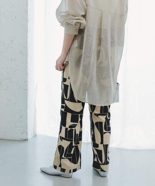 「ITEMS URBANRESEARCH」 イージーパンツ FREE ベージュ レディース_画像8