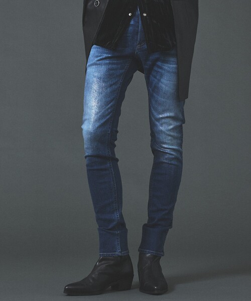 5351プールオム 5351 POUR LES HOMMES ダメージ デニム パンツ 
